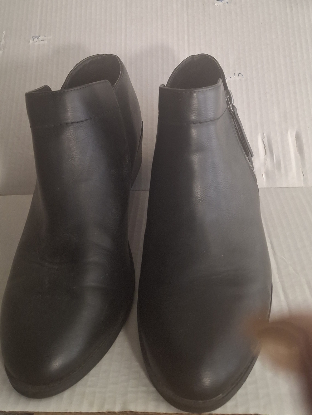 Time andTru Black Ankle Boots